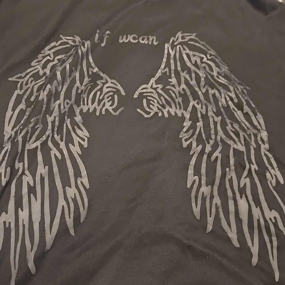 ❤️10/$40 Black T-Shirt with Wing Design